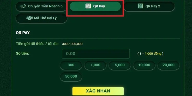 Hướng dẫn nạp tiền FB88 bằng QR Pay